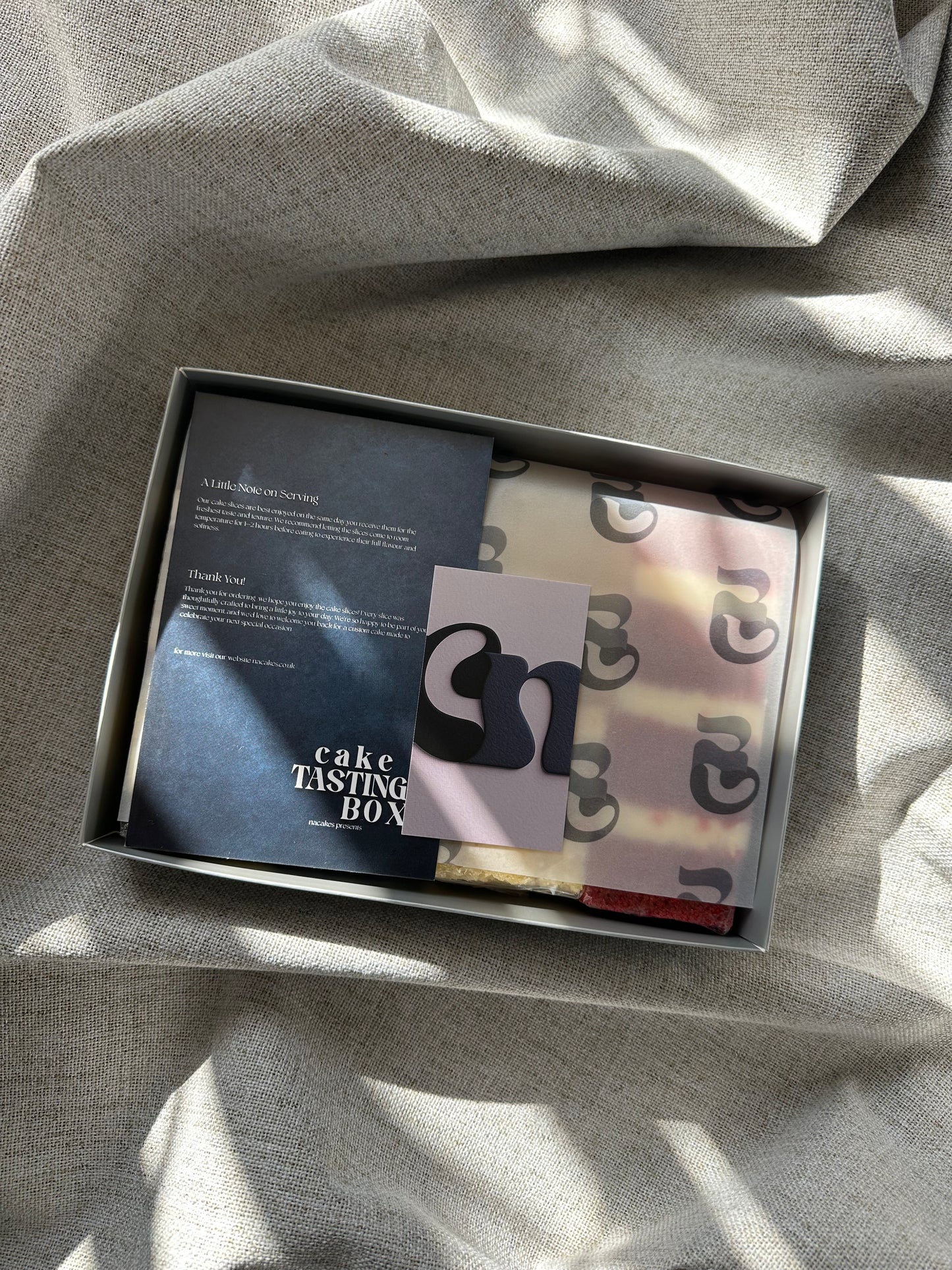 Cake Tasting Box